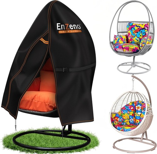 Enzeno patio hanging egg chair - patio,