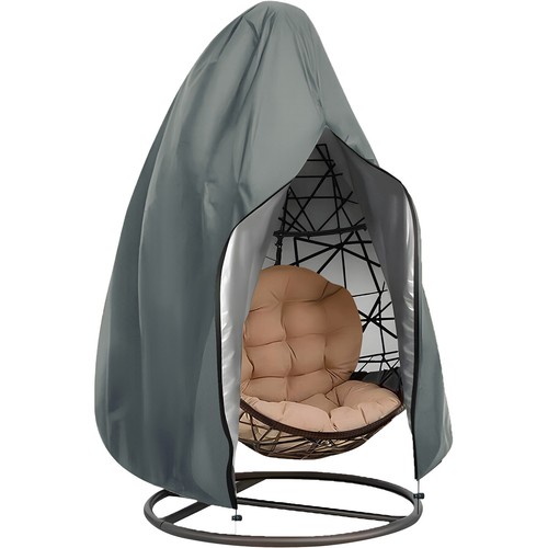 Grey hanging swing egg chair - swing,